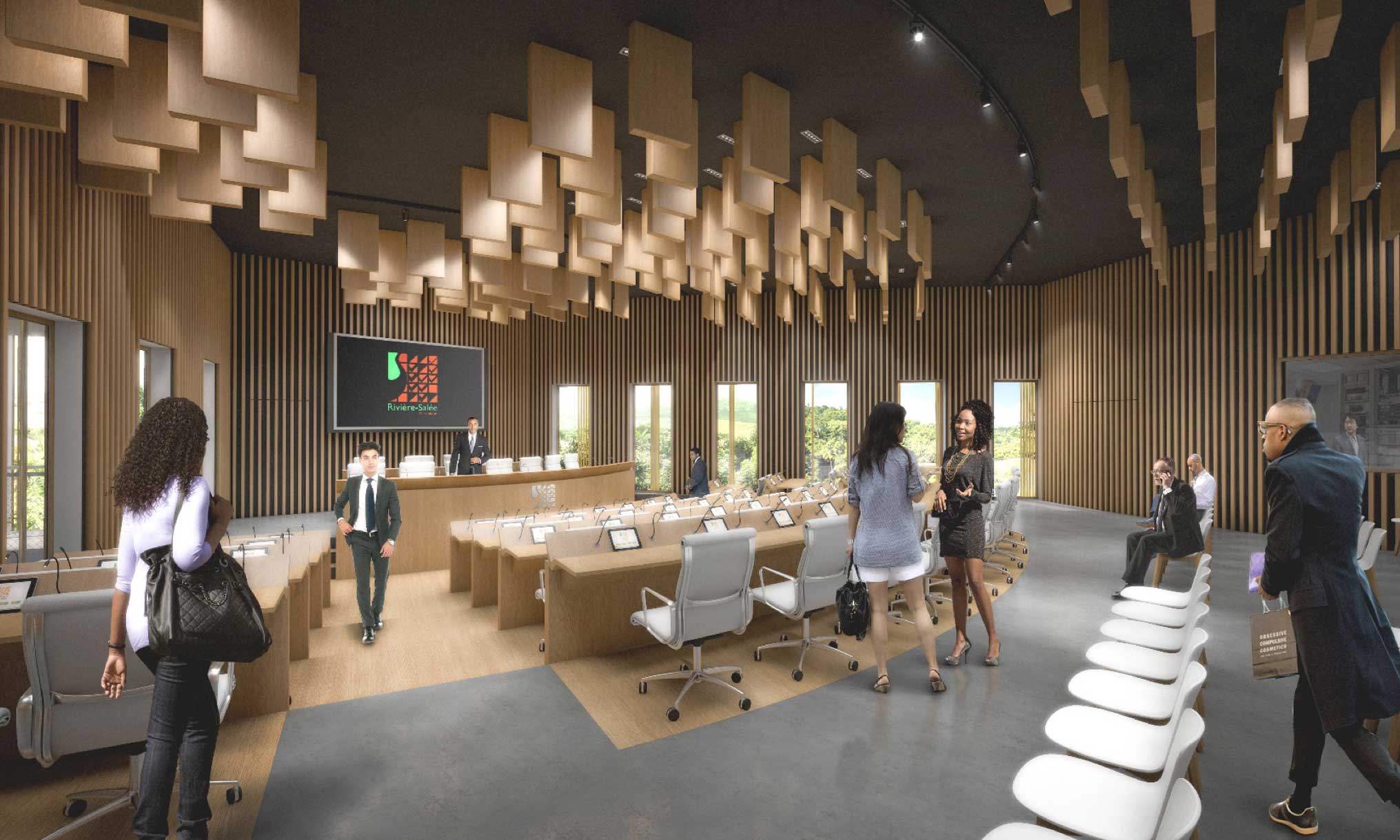 Le projet de la nouvelle mairie de RivièreSalée Mairie de RivièreSalée