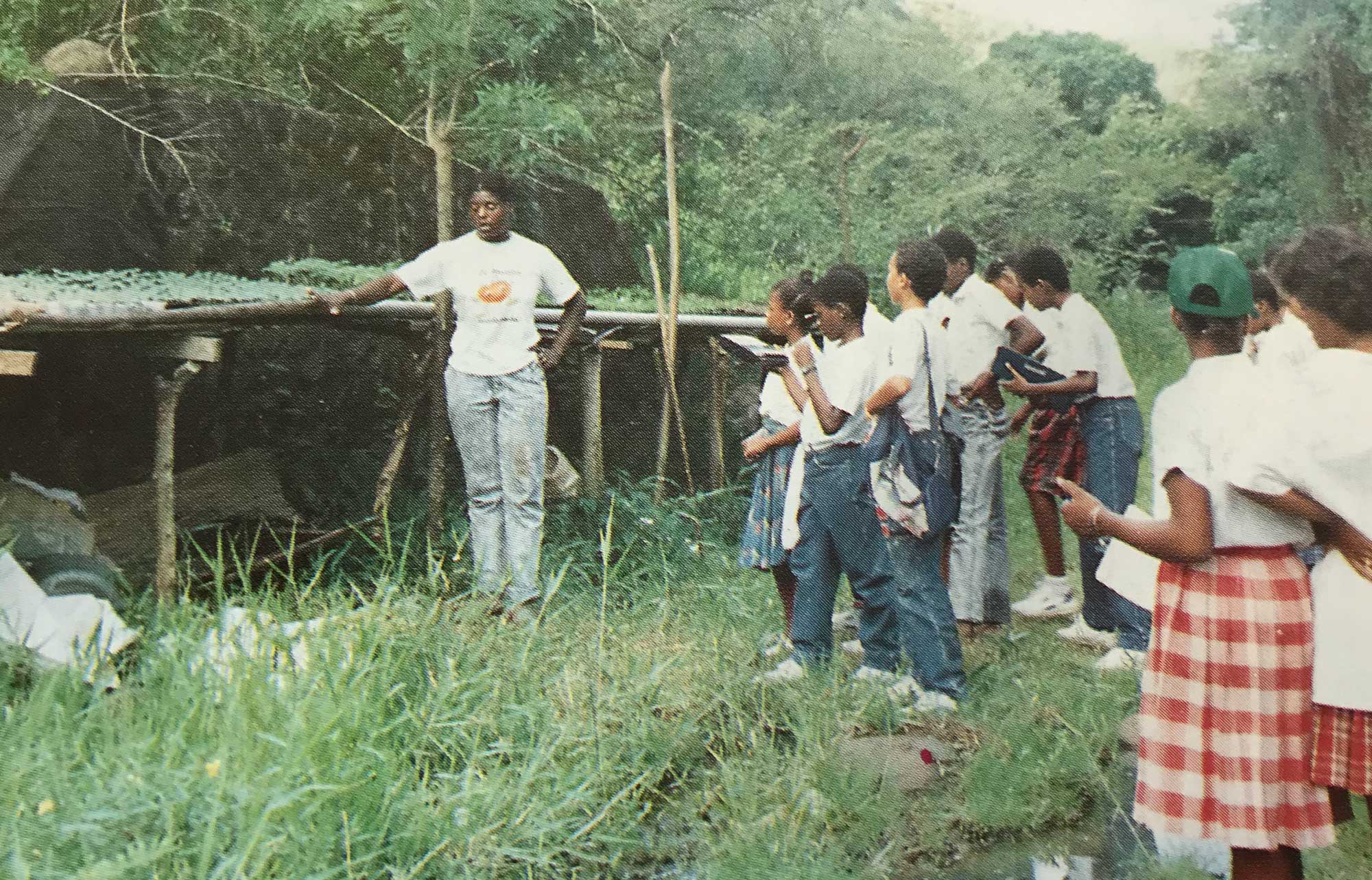 Visite chez Mme Présent - Rivière-Salée 1989