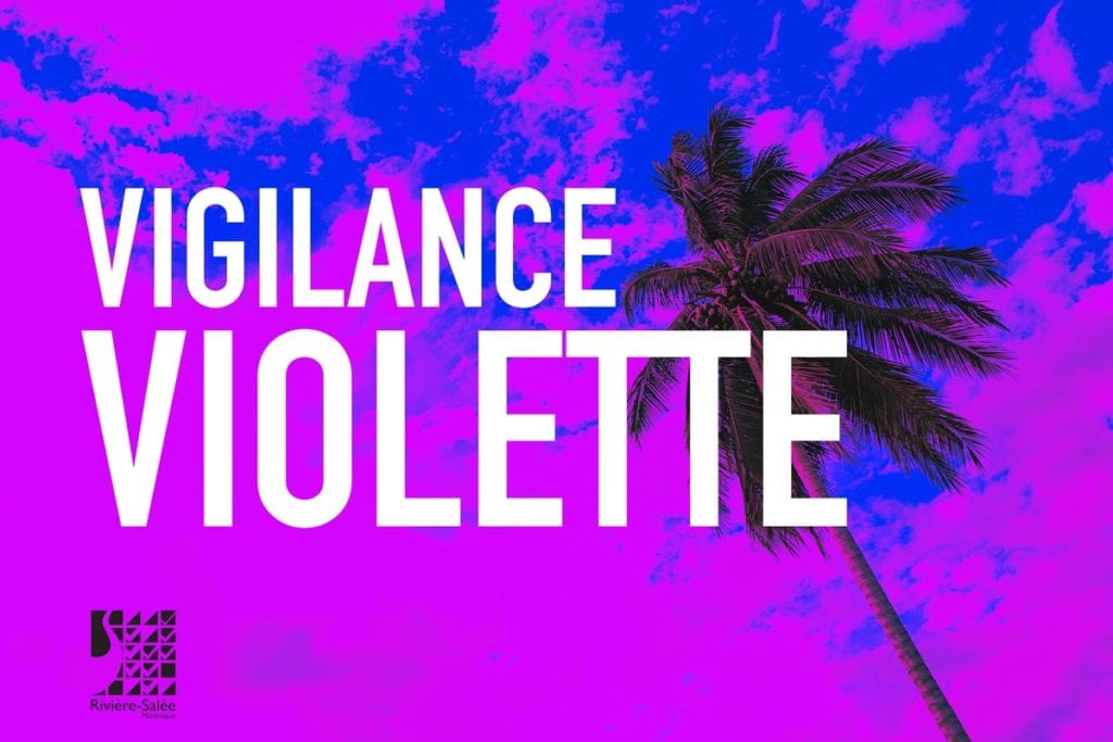 Consignes Vigilance violette Cyclone - Martinique